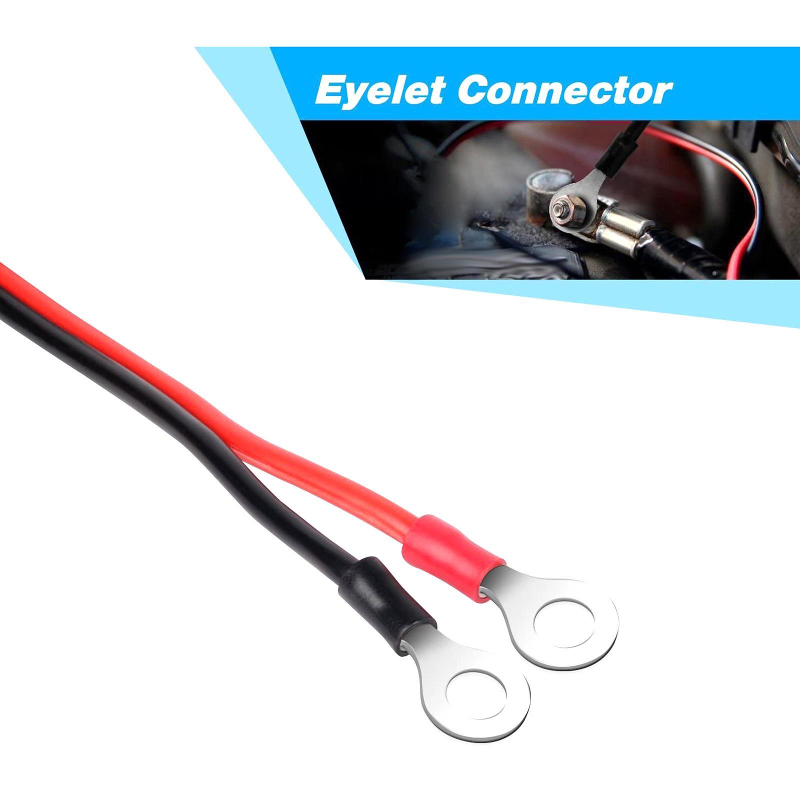 Cars Battery Cable Battery Alligator Clips Clamp 30A Fuse Battery Jump Cable