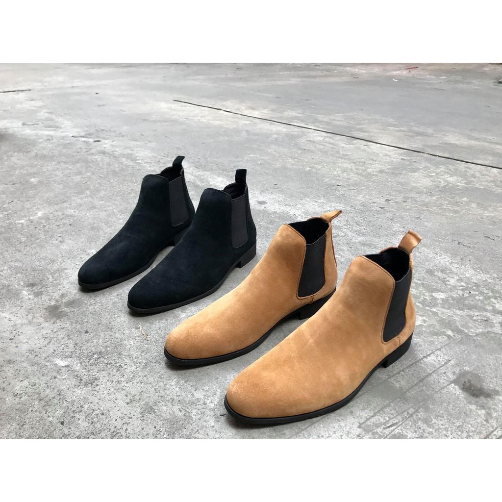 ChelseaBoot da bò tặng kèm đế tăng chiều cao + tất khử mùi cao cấp