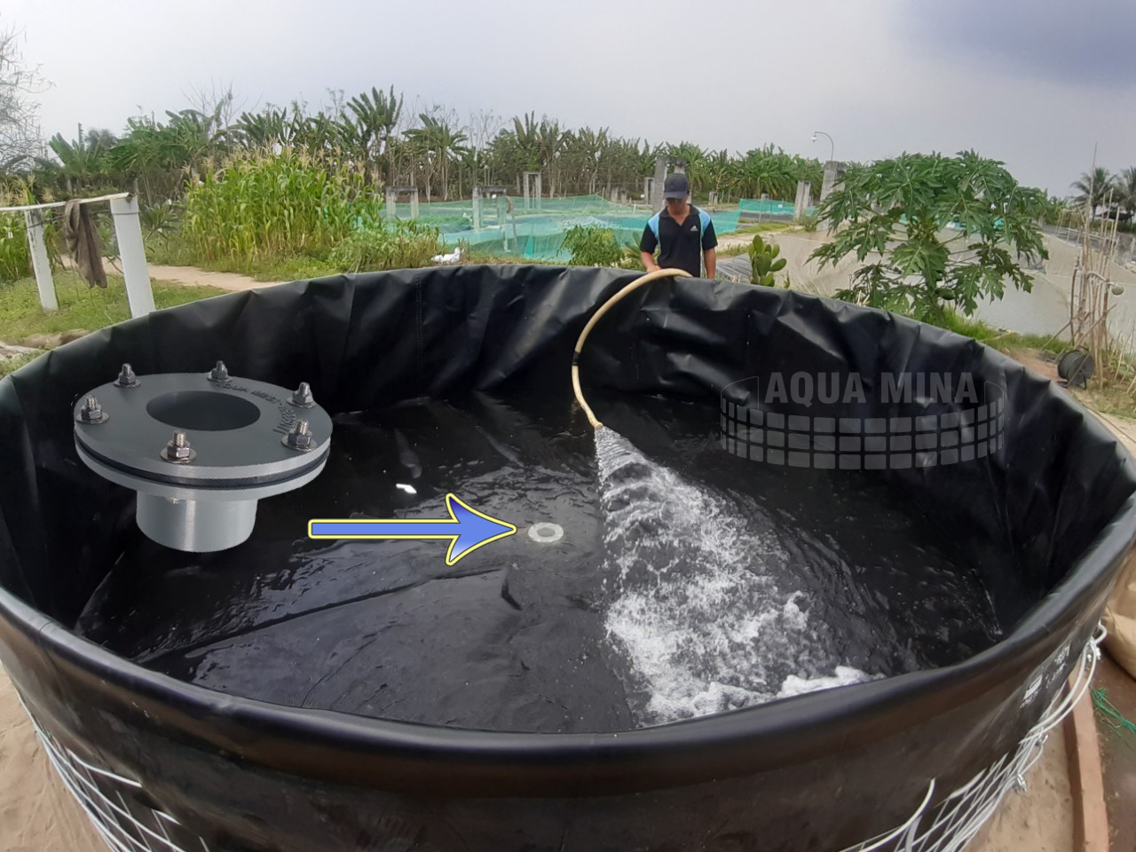 Mặt bích nhựa Fi 140mm