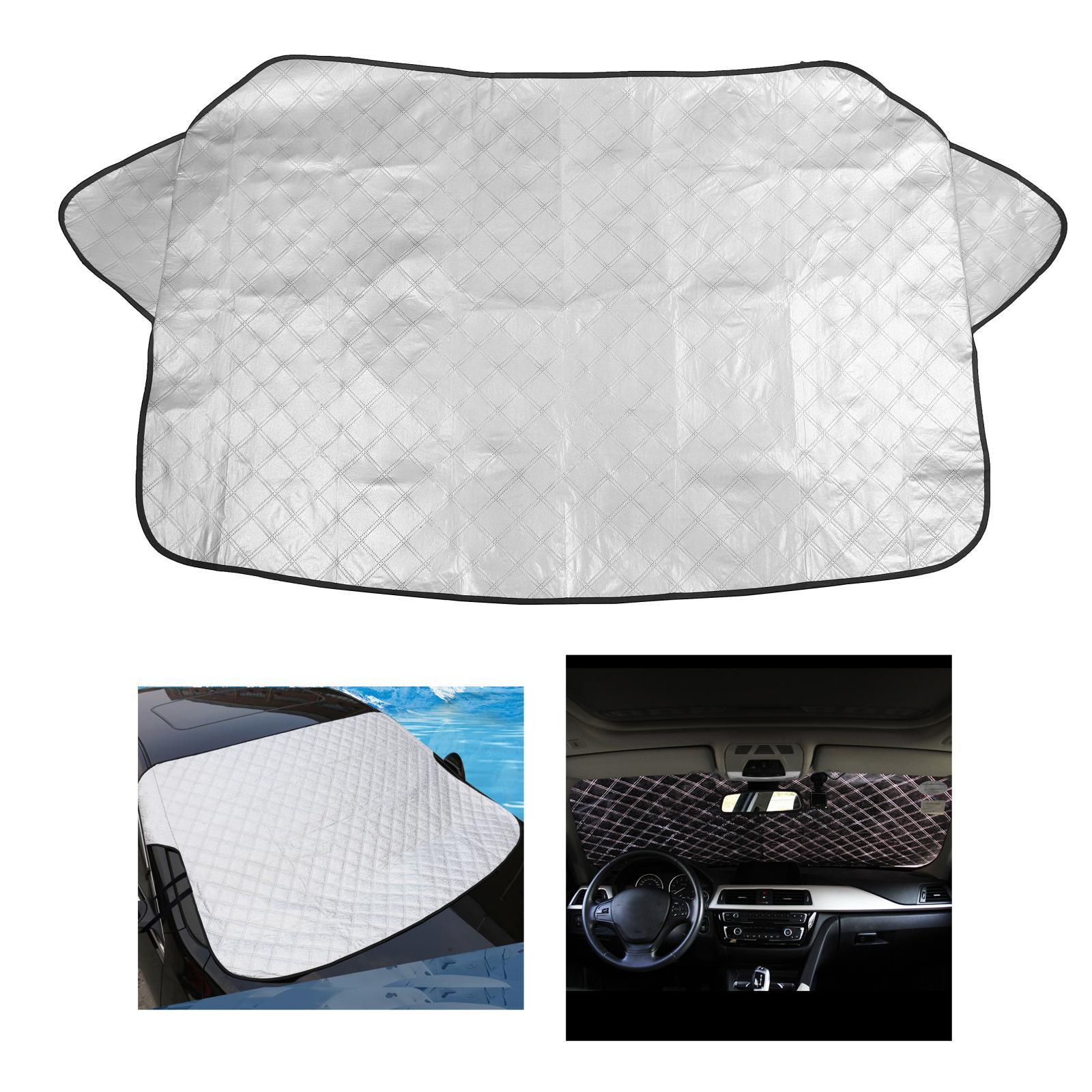 2X Car Truck Folding Windshield Snow Cover Guard Thicken Cover