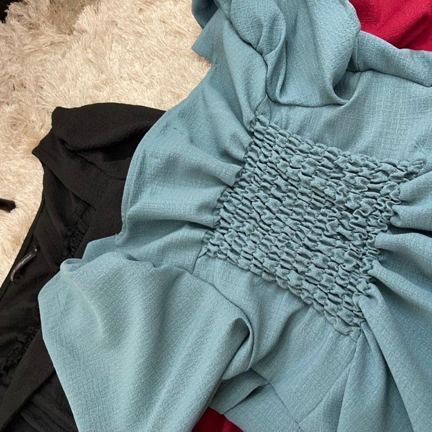 Áo Bigsize xốp tay phồng A02