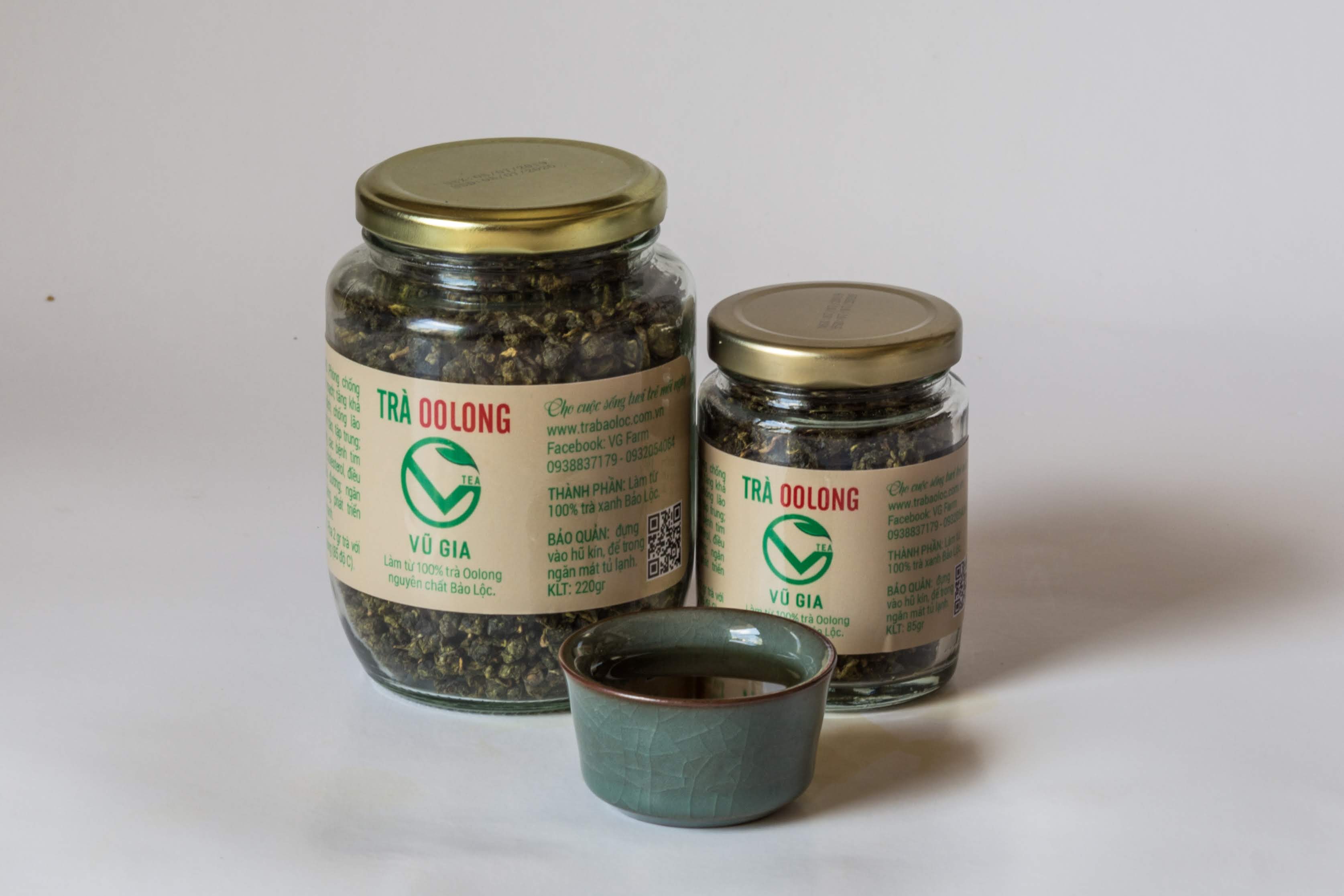 Trà Oolong Nguyên Chất Bảo Lộc Vũ Gia (85gr/hũ) - Nguyên liệu nấu trà sữa trân châu thơm ngon tại nhà, giảm cân an toàn