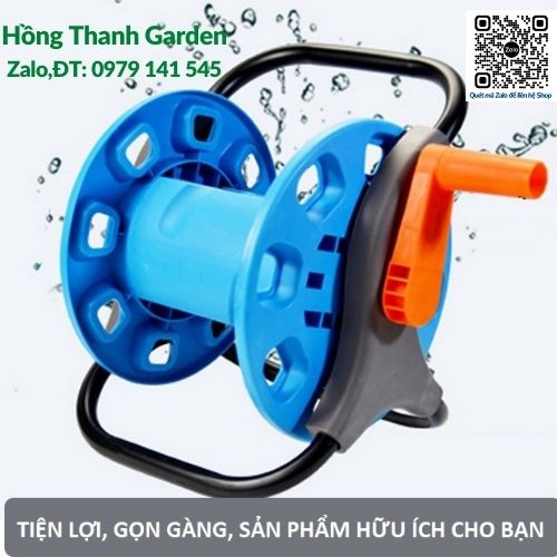 Khung lô cuốn ống nước, Bộ cuộn ống tưới - Bộ khung lô cuốn dây tưới AK 801, Cuốn từ 10 mét đến 20 mét ống phi 16 đến phi 20.