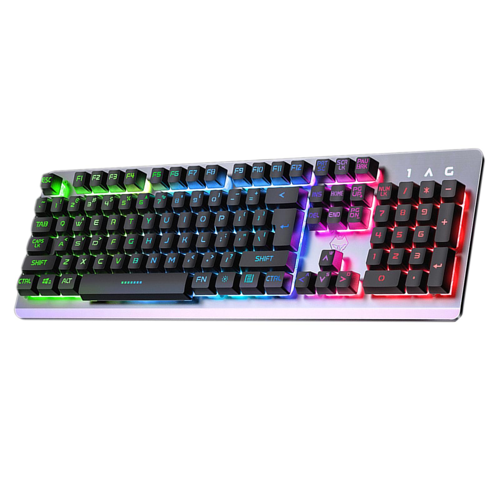 USB Wired Gaming Keyboard Universal 104 Keys