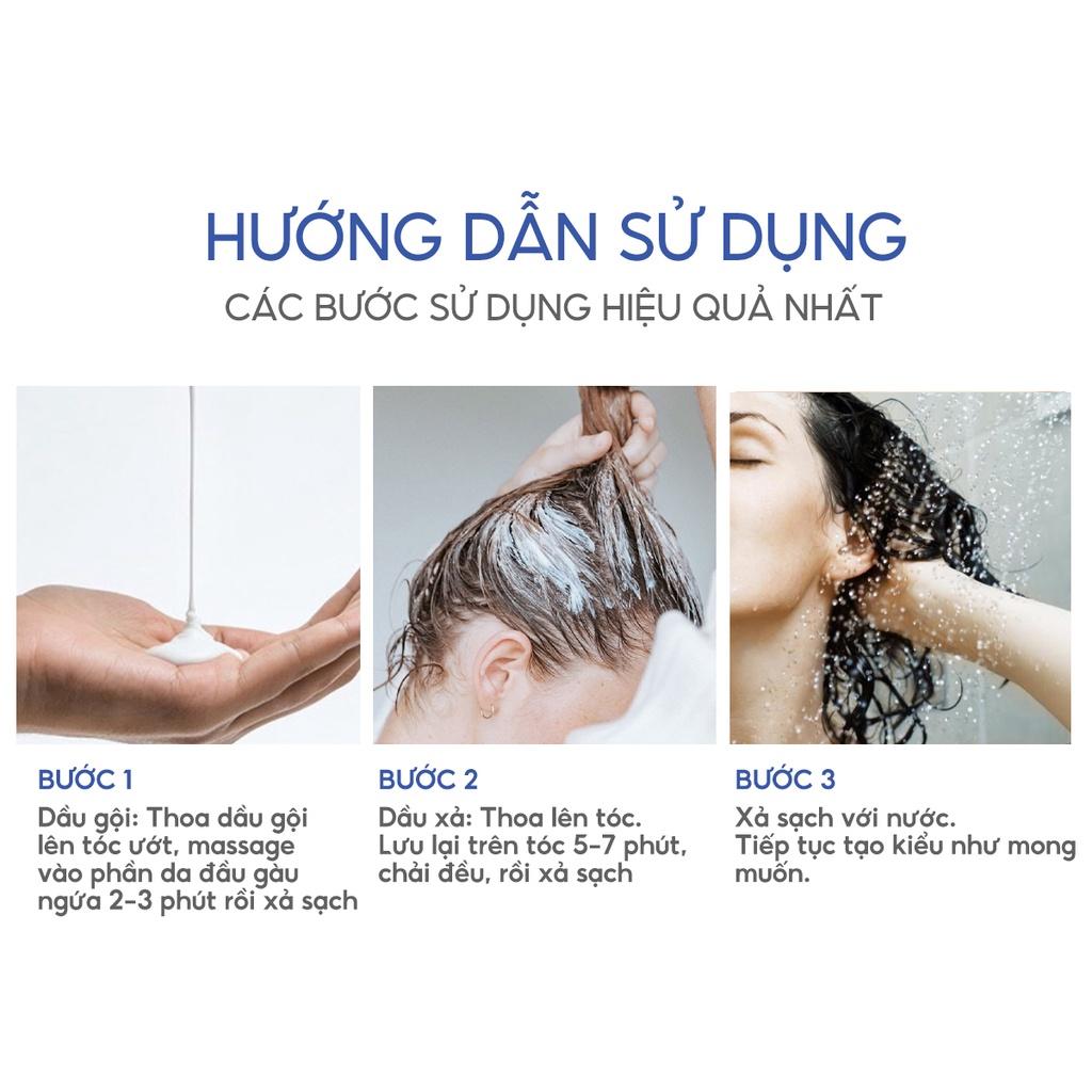 [+Tặng mũ trùm] Dầu gội xả phục hồi siêu mượt Karseell Maca Care System 500 - 800ml