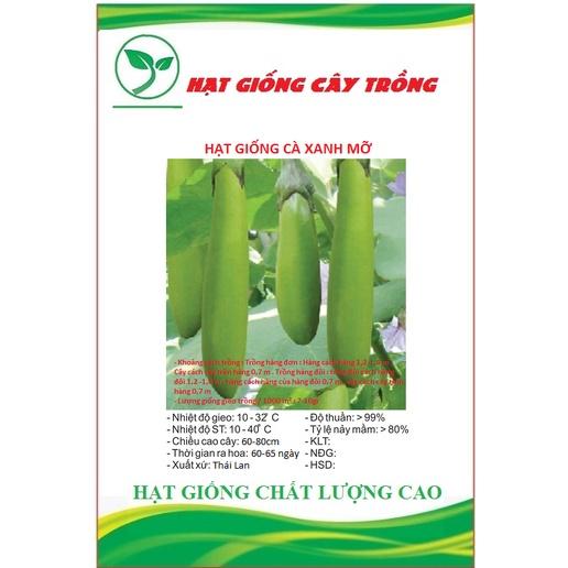 Hạt giống cà xanh mỡ CT261 - Gói 0.2gram