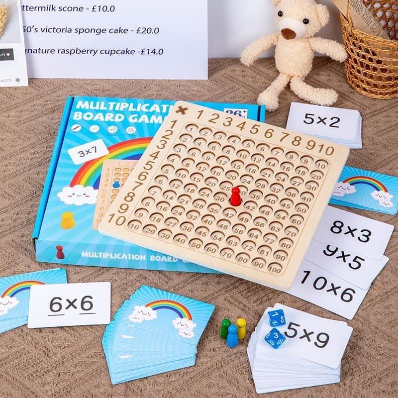 Bảng cửu chương montessori