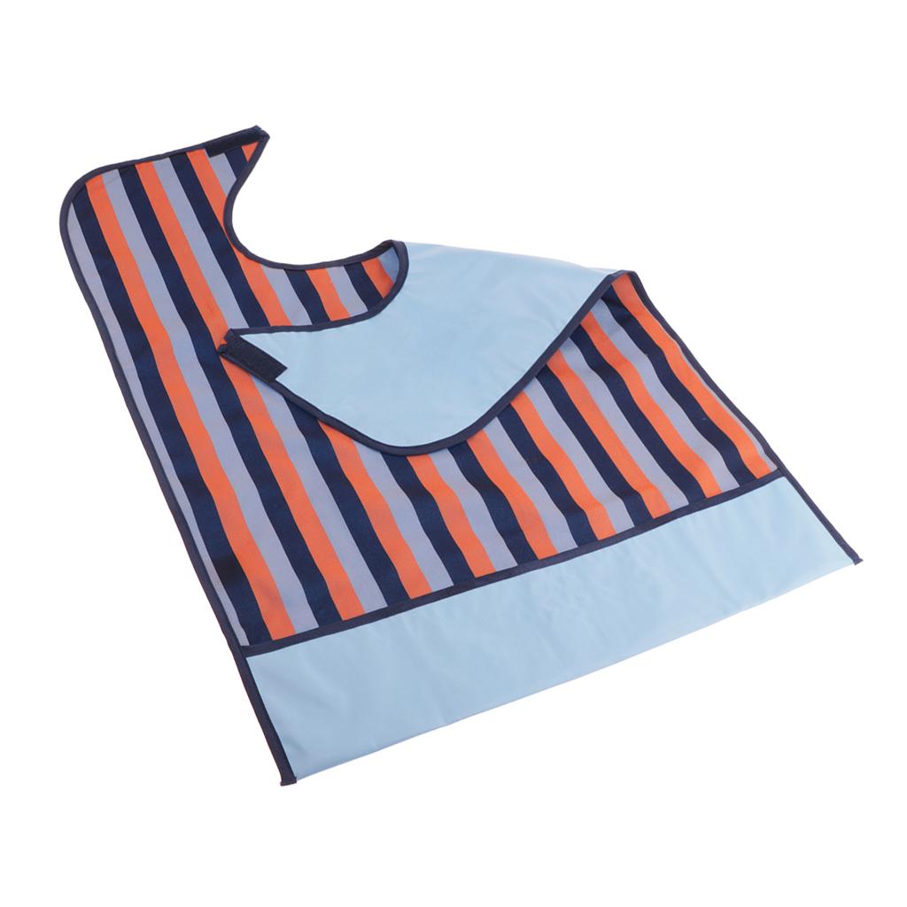 Tái Sử Dụng PVC Ăn Bib Bảo Vệ Quần áo Cho Người Cao Tuổi