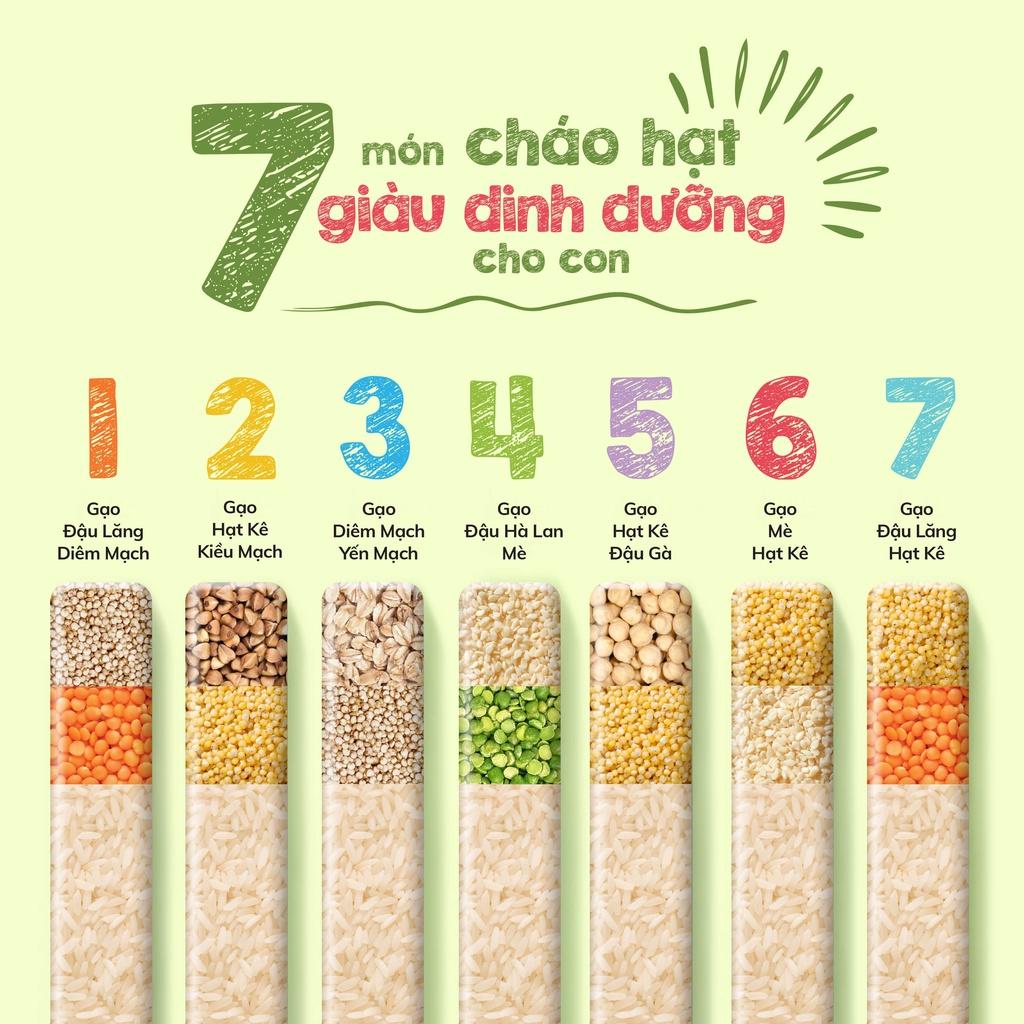 Set 14, Combo 9 Loại Hạt Quý Và 5 loại Nui Hữu Cơ Cho Bé Ăn Dặm Dinh Dưỡng Chính Hãng Mămmy