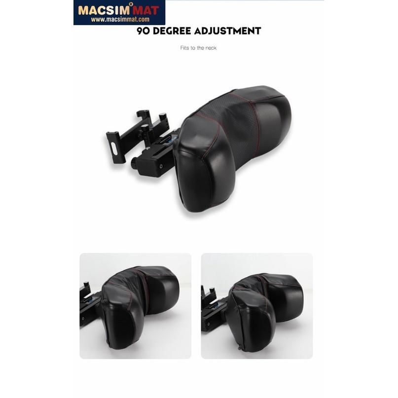 Gối tựa đầu ô tô cao cấp nhãn hiệu Macsim CHP03B màu đen, nâu , be