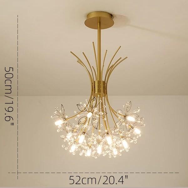 Đèn chùm thả bàn ăn, phòng khách hình bó hoa THCN 105A-20, THCN 104A-20