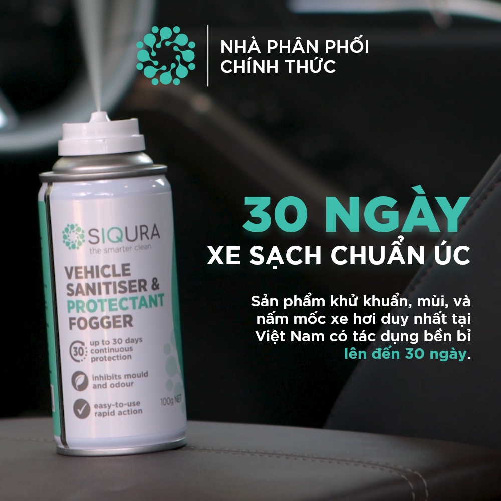 Bình phun sương khử khuẩn, bảo vệ xe oto Siqura