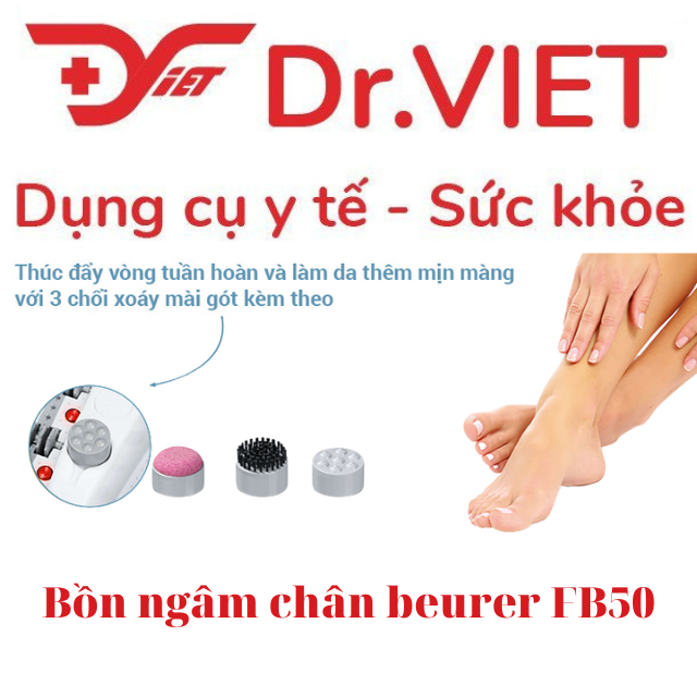 [Chính hãng] Bồn Ngâm Chân Beurer đa năng FB50 - Máy ngâm chân massage cao cấp tăng cường sức khỏe cho đôi chân, giảm đau, êm dịu thần kinh, giảm stress; thư giãn và phục hồi