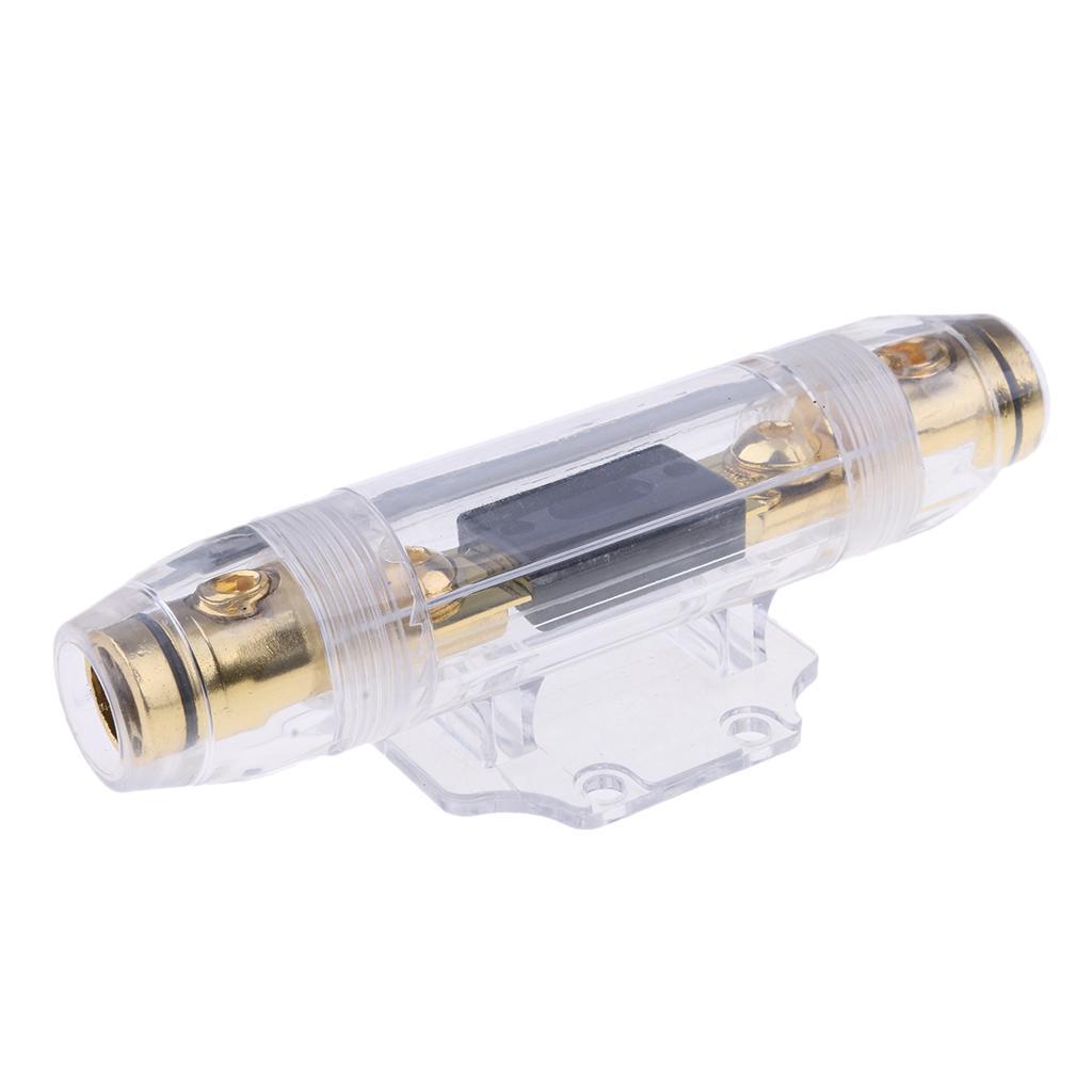 Durable 100A Car Audio Fuse Block Distribution Holder Gold Plate Car Accessories