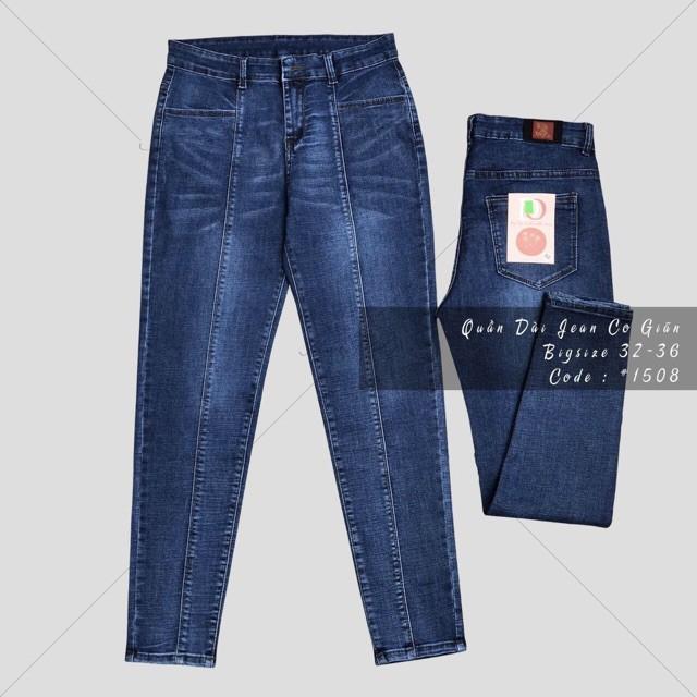 Quần jean bigsize siêu co giãn 32-36