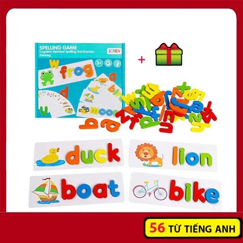 Ghép Từ Tiếng Anh (Spelling Game) Theo Thẻ Cho Bé-Đồ Chơi Giáo Dục