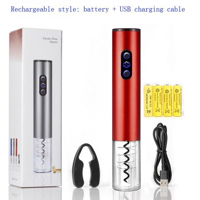 Electric Wine Automatic Bottle Opener Portable Bottle Open Household Foil Cutter Electric Wine Opener Kichen Accessories