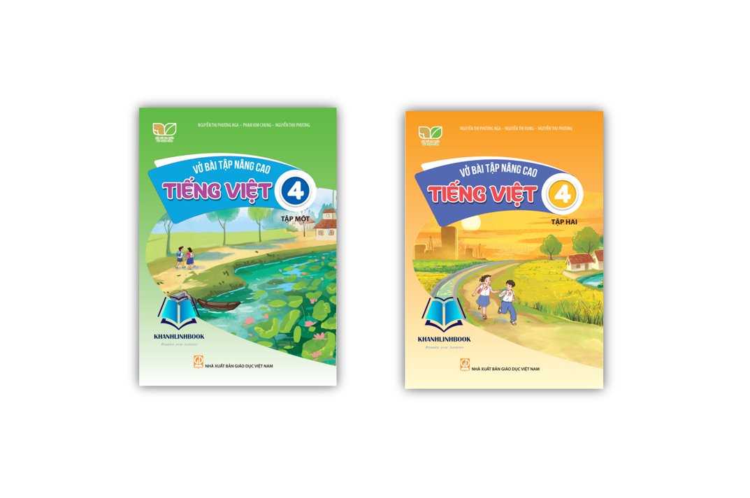 Sách - Combo Vở bài tập nâng cao Tiếng Việt 4 tập 1 + 2