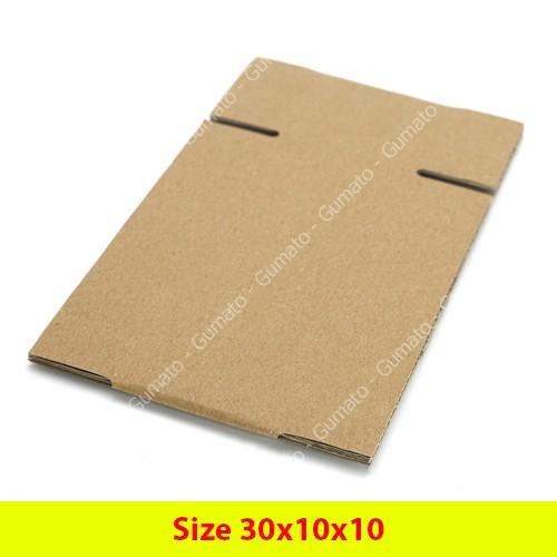 Hộp giấy, thùng carton size 30x10x10 giấy carton gói hàng Everest