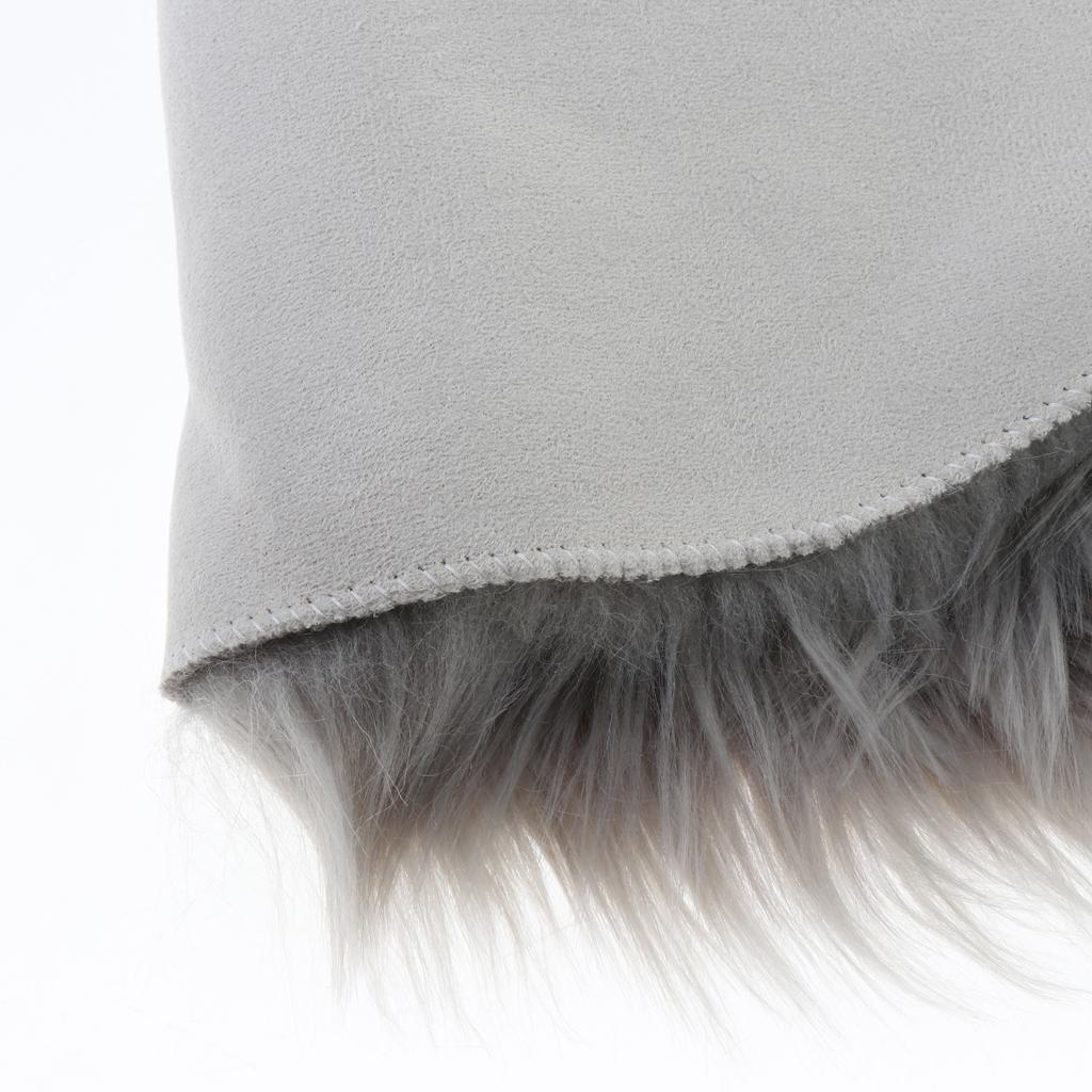 Faux Wool Area Rugs Bedside Floor Mat Plush Sofa Cover Seat Pad