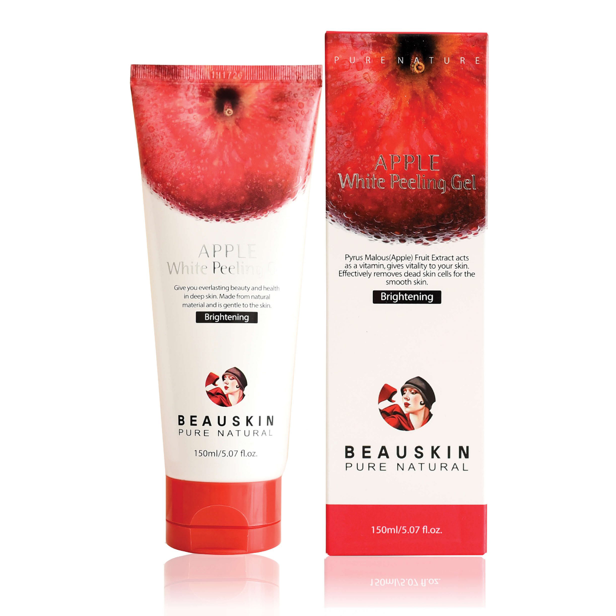 Tẩy da chết táo đỏ sáng da, sạch mụn cám Beauskin Apple Peeling Gel Hàn Quốc 150ml