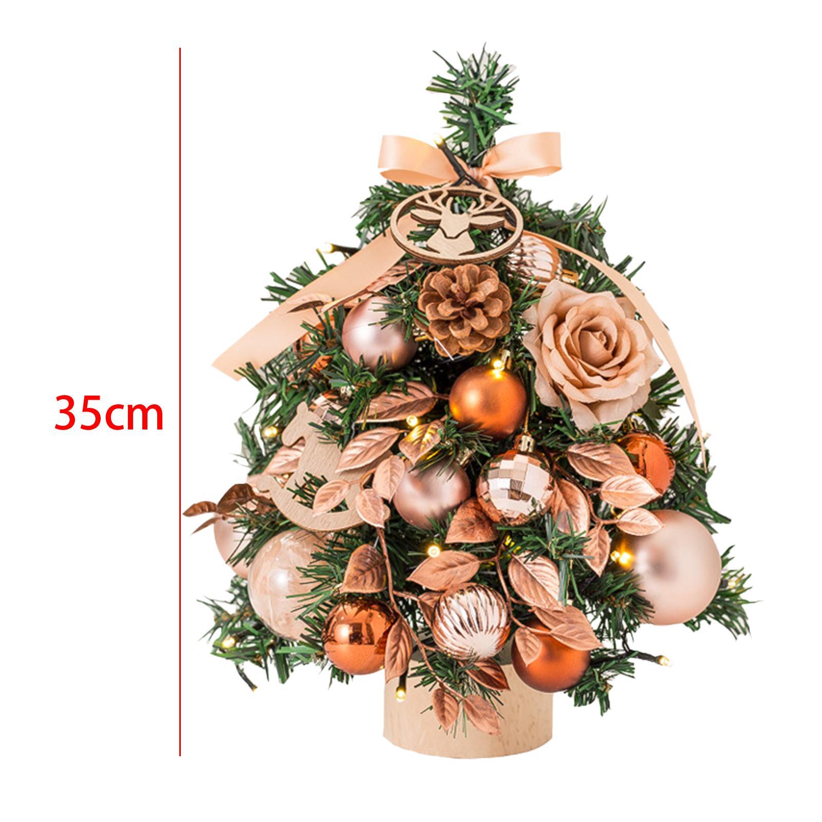 Cây Thông Giáng Sinh Để Bàn Treo Mini - 35Cm