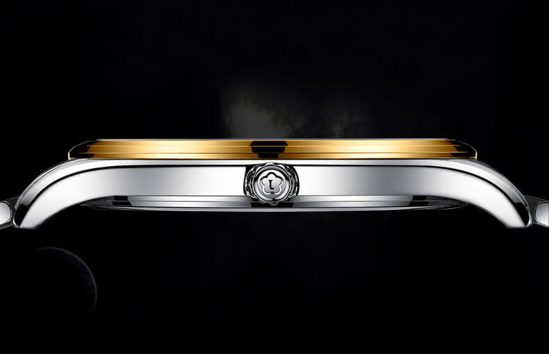 Đồng hồ nam chính hãng Lobinni LB3006G-T1,Kính sapphire,chống xước,Chống nước 30m,BH24 tháng,Máy điện tử(pin),dây thép