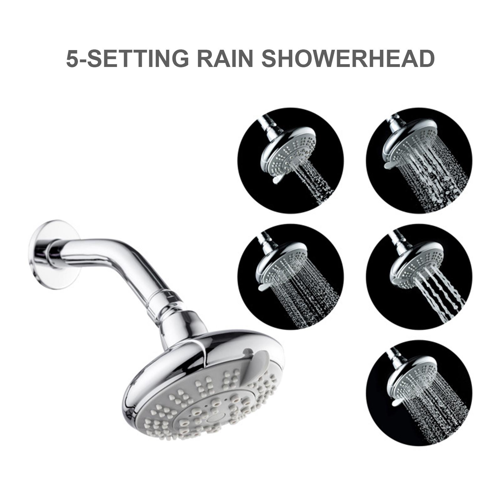 Vòi sen 5 chế độ và giá đỡ vòi hoa sen