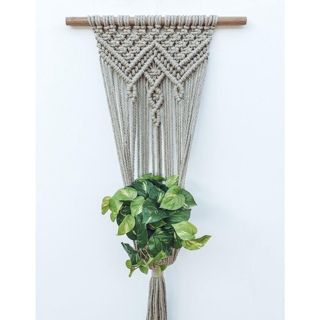 Dây treo chậu cây macrame