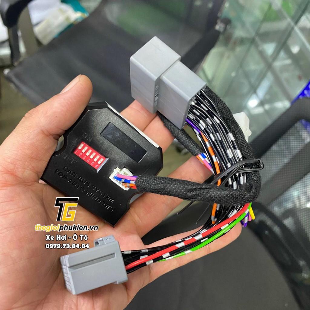 Bộ gập gương lên xuống kính tự động xe Honda Civic , Honda CRV - cắm jack zin