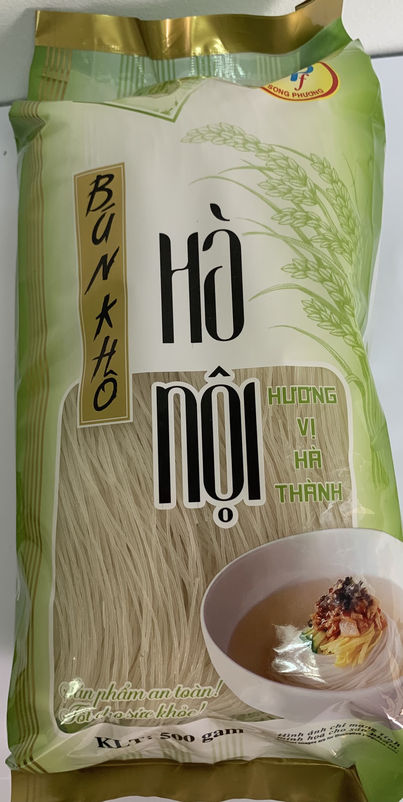 BÚN KHÔ HÀ NỘI (HỦ TIẾU/MIẾN GẠO) 500gr - - Hàng xuất khẩu Nhật