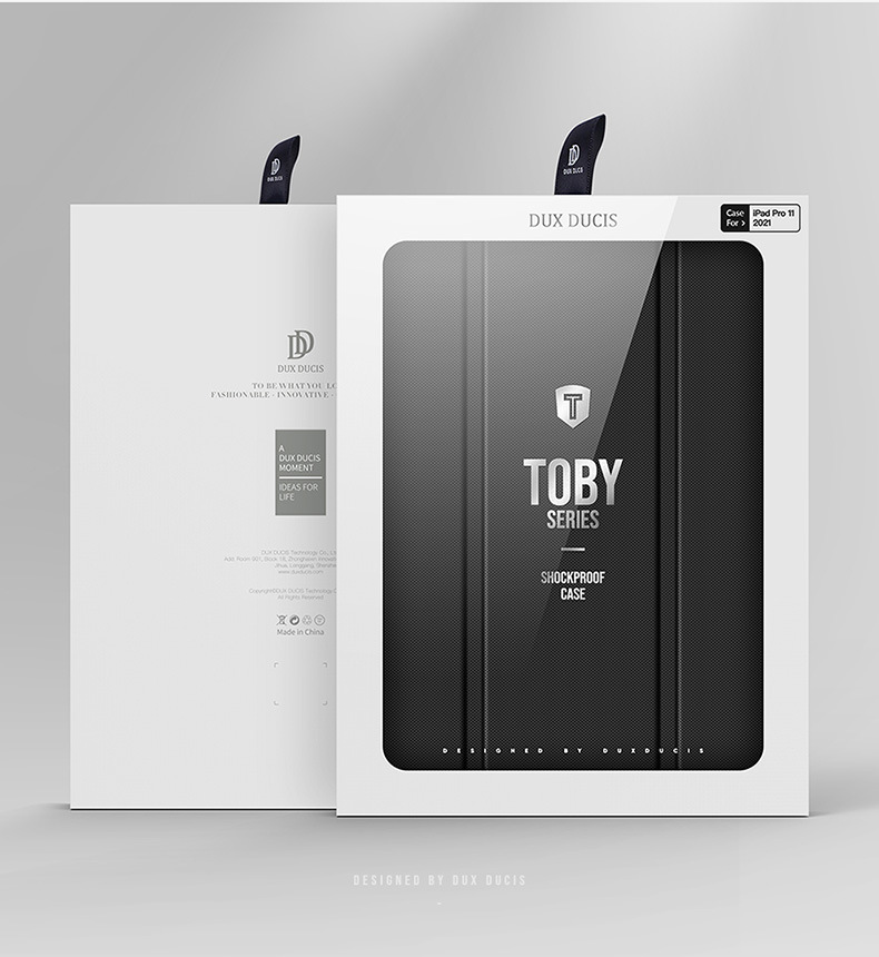 Bao da Chính Hãng DUX DUCIS TOBY cho IPad Pro 11 inch 2020 cao cấp có mặt lưng trong không ố màu, chống sốc ,có khay đựng bút - Hàng chính hãng
