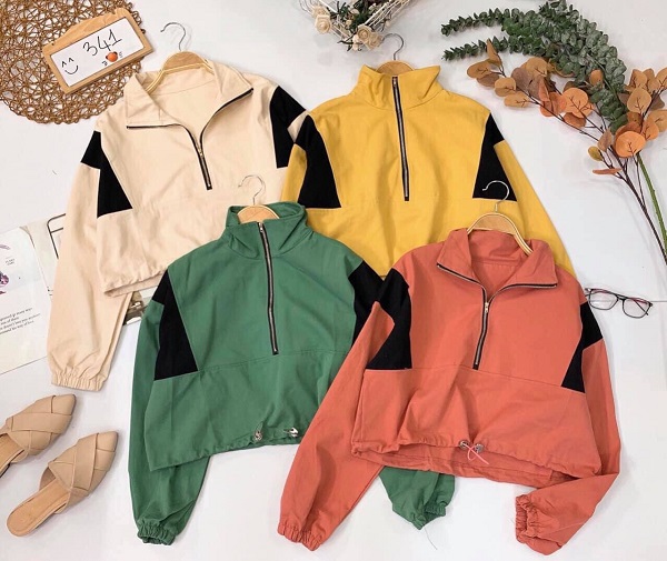 Áo Khoác Nữ Thời Trang Hàn Quốc 2 Lớp Lót Lưới Mịn Cản Gió Thoát Hơi, free size