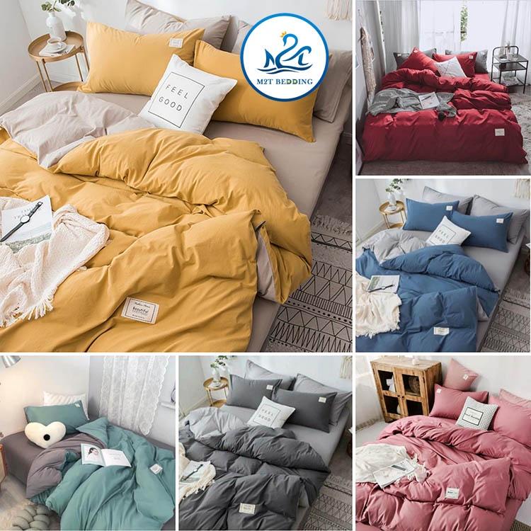 Bộ Chăn Ga Gối Cotton Tici M2T Bedding Drap Giường Đủ Kích Thước Trải Nệm 1m, 1m2, 1m4, 1m6, 1m8, 2m2 Không Kèm Ruột