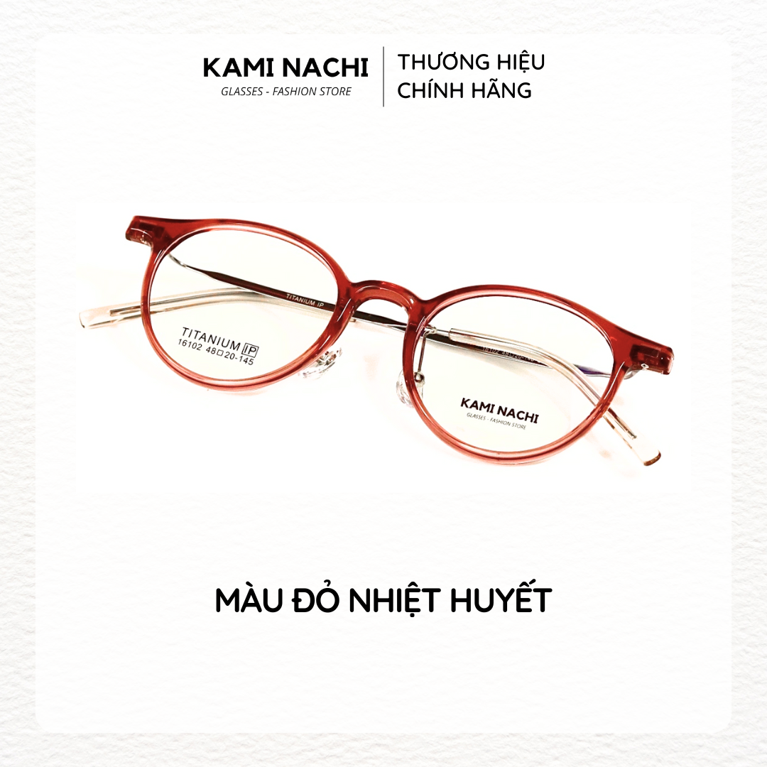 Gọng kính The Angel phiên bản Raga chất liệu Titanium mạ I-on mã 16102X KAMI NACHI