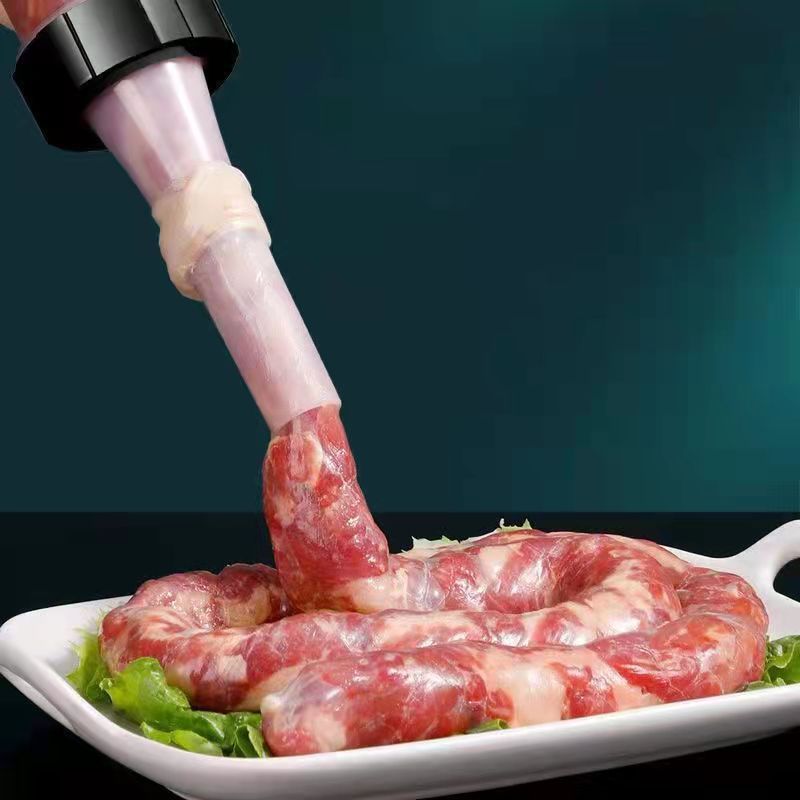 Dụng cụ nhồi xúc xích, lạp sườn trục ép bằng INox cao cấp