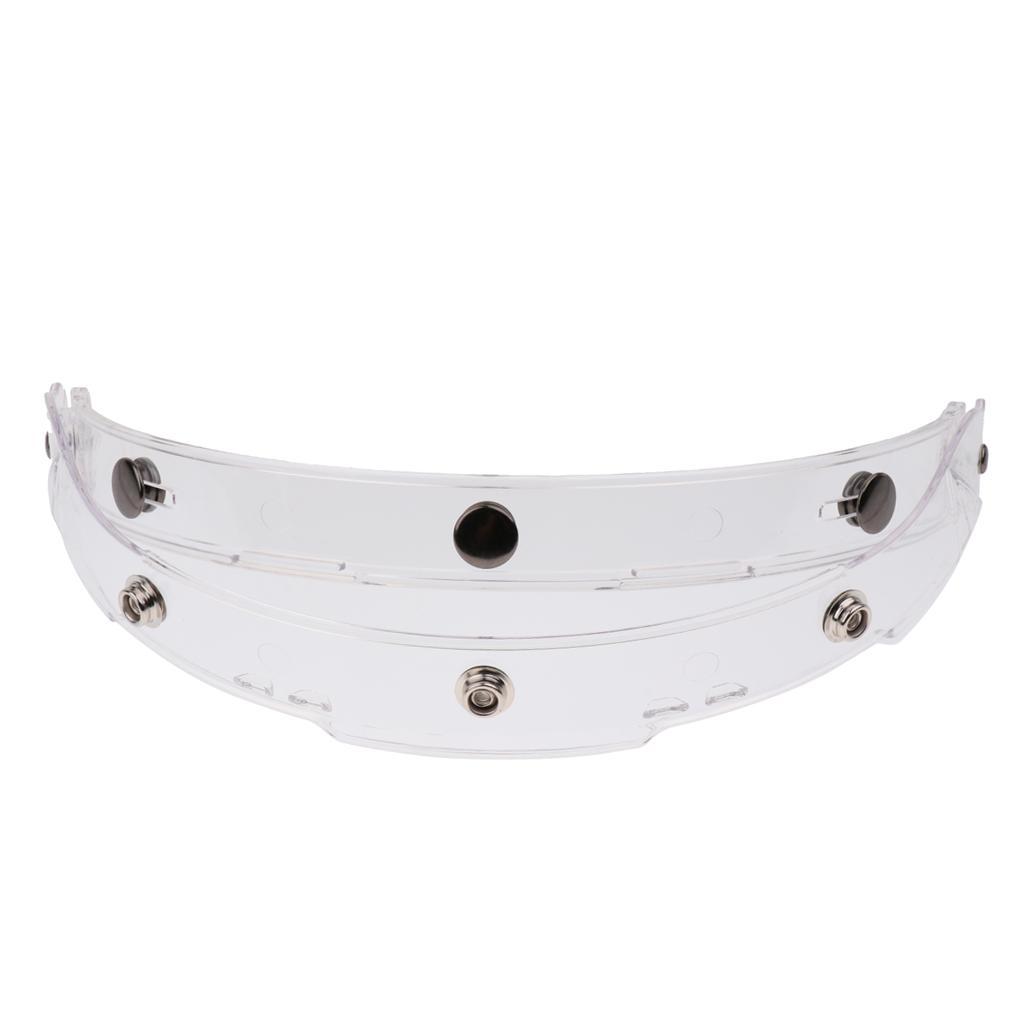 2x3-Snap Bubble Wind Shield Visor for Bonanza Motorcycle Helmets 3