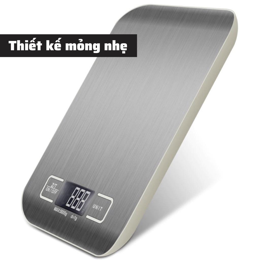 Cân tiểu ly điện tử mini chống nước N6 đinh lượng 1g -5kg cân tiểu li nhà bếp làm bánh pha chế có trừ bì chính xác cao