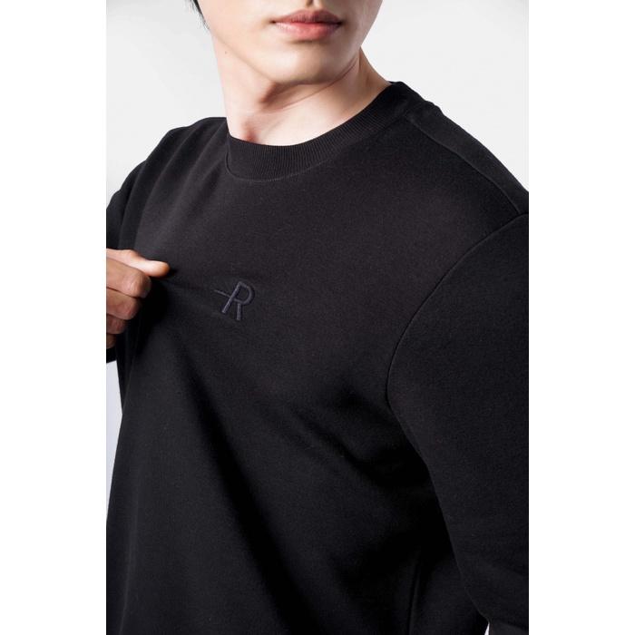 ÁO NỈ SWEATER NAM TAY DÀI THÊU LOGO FORM REGULAR - 10F22SWE001 | LASTORE MENSWEAR
