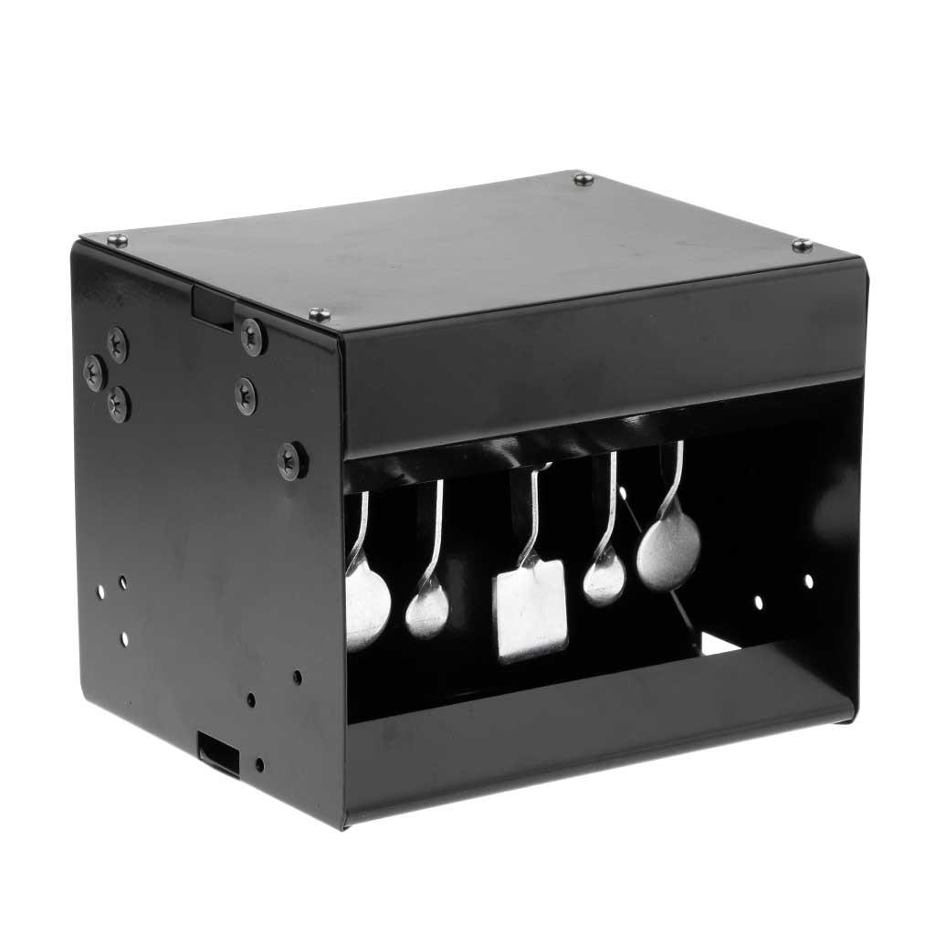 Metal Pellet  with  Pellet Catcher Auto Reset Target Black