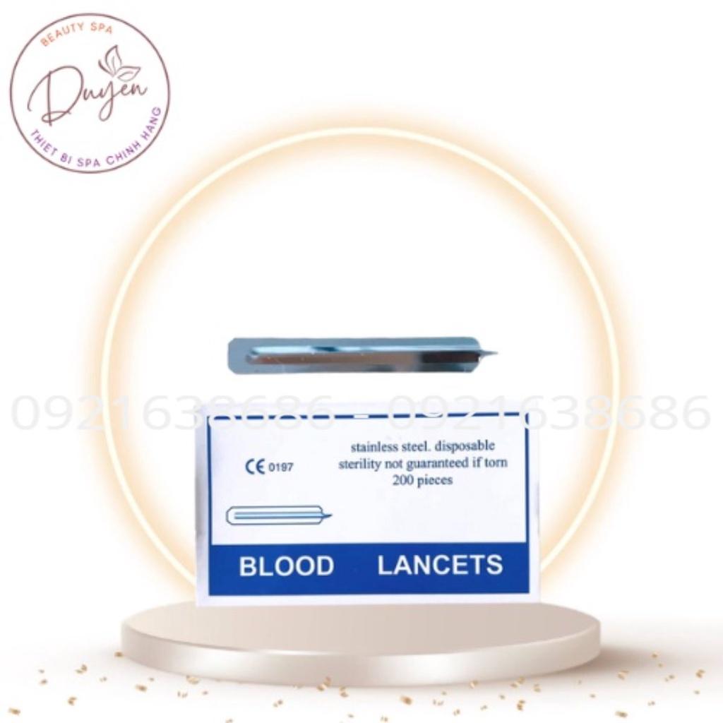 Kim Chích Máu Rạch Mụn Blood Lancet Hải Nam Hộp 200 Cái