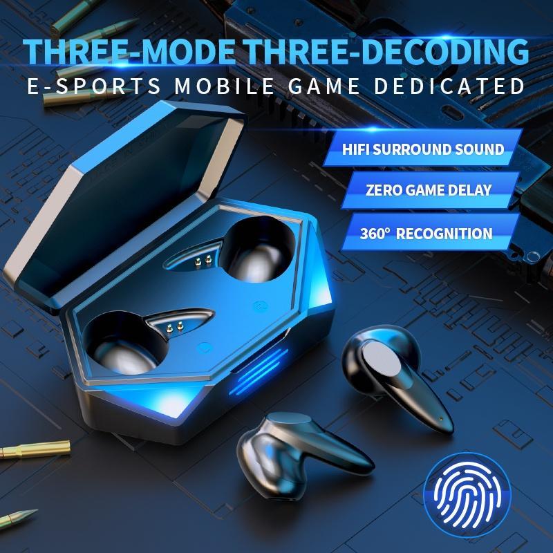 Tai nghe chơi game SPRISE 2021 không dây kết nối Bluetooth âm thanh HIFI 5.2 chuyên dụng