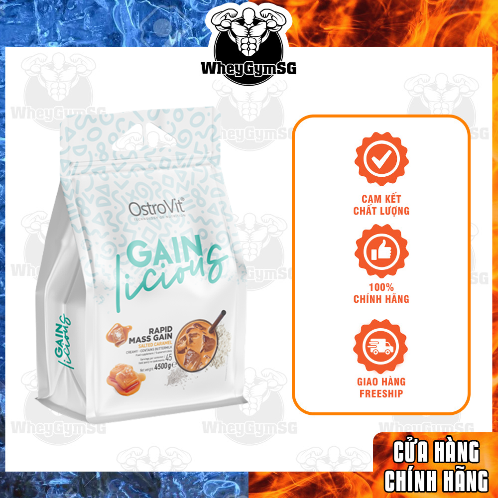 OstroVit GAIN licious Sữa Tăng Cân Nhanh Cho Người Gầy (4.5Kg