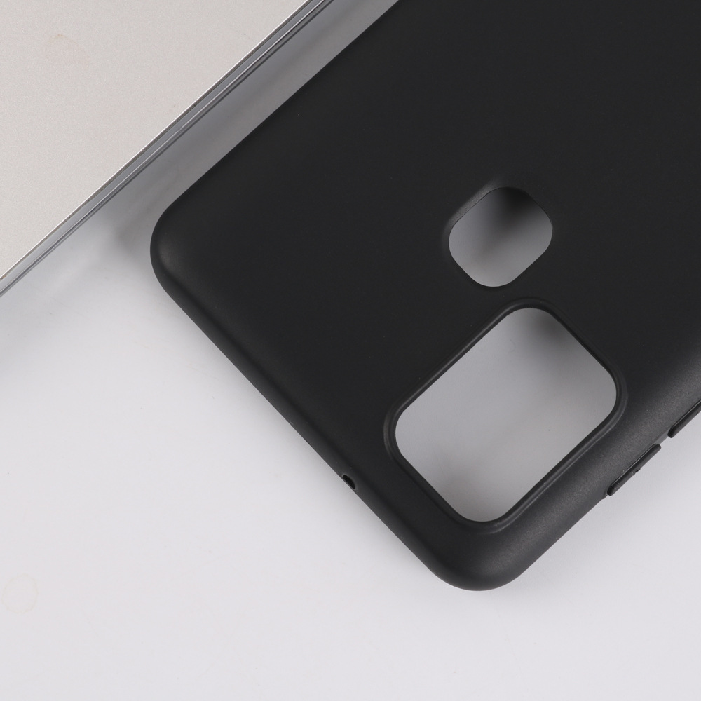 Ốp lưng silicon dẻo màu đen cho Samsung Galaxy A21s