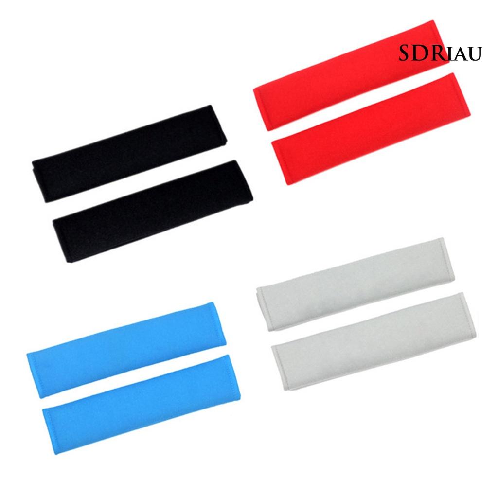 Set 2 Đệm Bọc Dây Đai An Toàn Bằng Cotton Thoải Mái Cho Xe Hơi