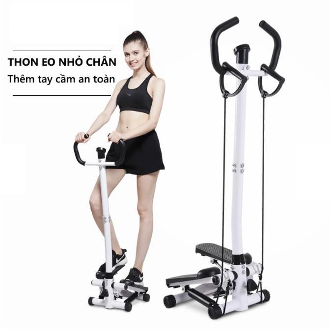 Máy bước bộ săn chắc cơ FitnessHome️ có tay vịn và dây - Home and Garden