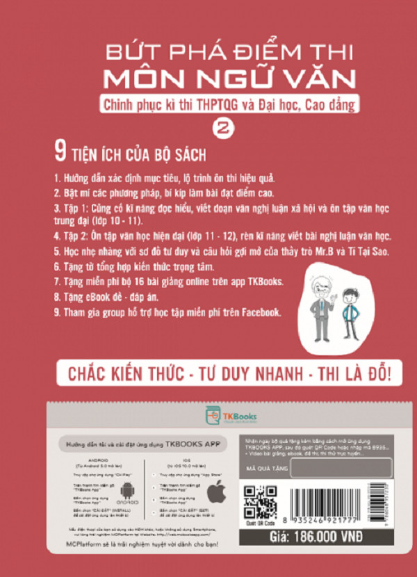 Combo 2 cuốn Bứt Phá Điểm Thi Môn Ngữ Văn 1 và 2