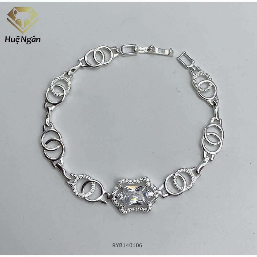 Lắc tay bạc 925 Huệ Ngân - Hình học RYB140106