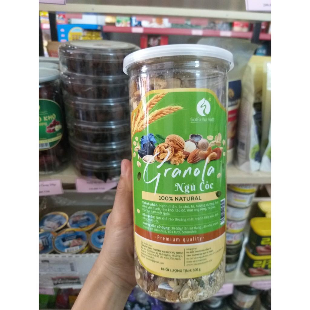 Ngũ cốc ăn liền Granola - Hộp 500g