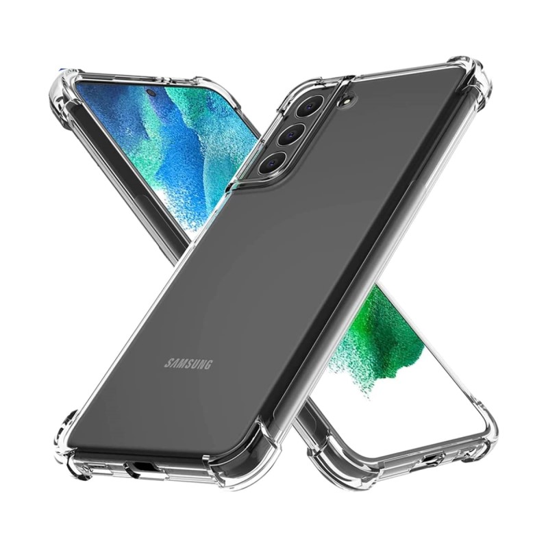 Ốp lưng cho Samsung S21 FE trong suốt chống sốc phát sáng khi bật led